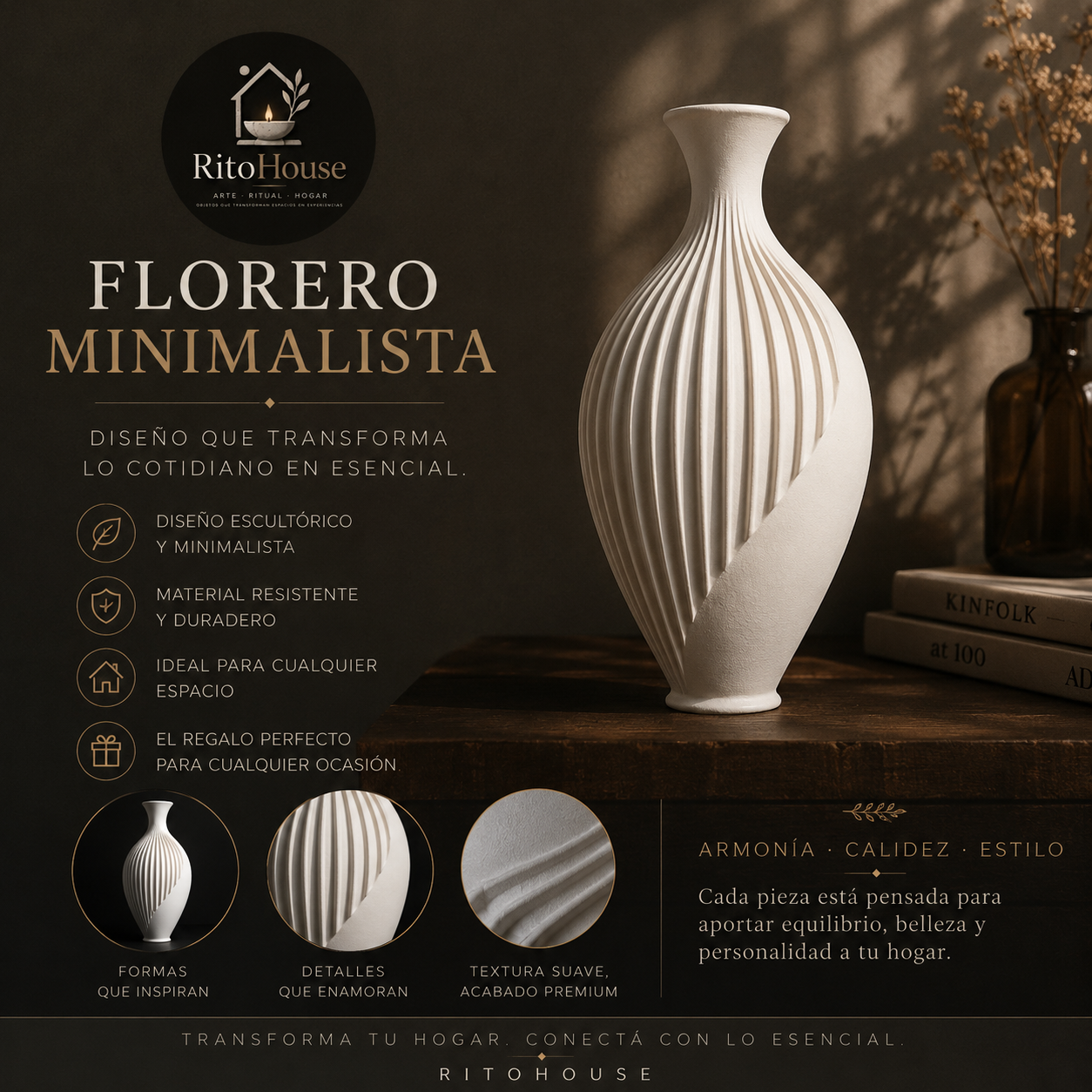 Florero Escultórico