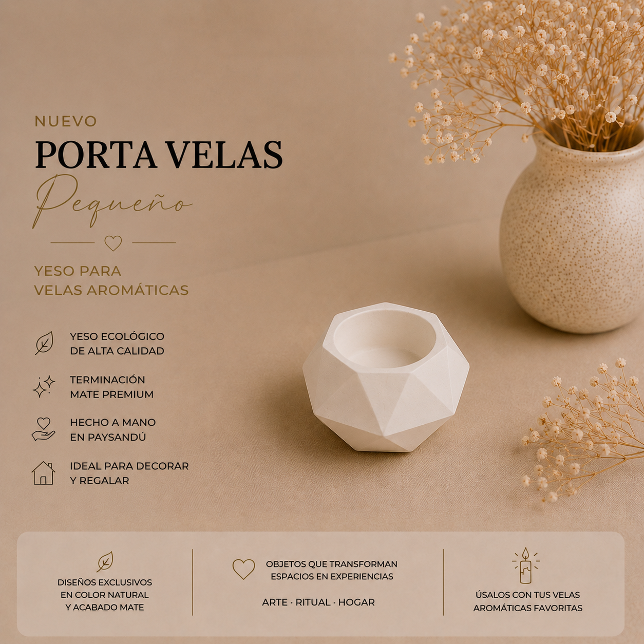 Portavela Triangulos Chico