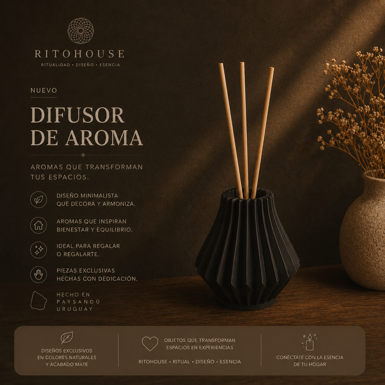 Difusor de Aroma Moderno + esencia